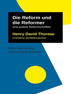 cover image of Die Reform und die Reformer